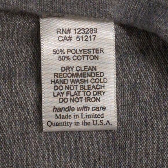 NWT Michael Lauren Gray Carson Long Sleeve Lace Up Front Hoodie Size L - Picture 5 of 9